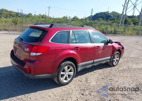 2014 Subaru Outback 2.5I из США, поврежденный, VIN 4S4BRBAC5E3208783